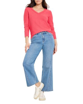 Baby Garter V Neck Sweater