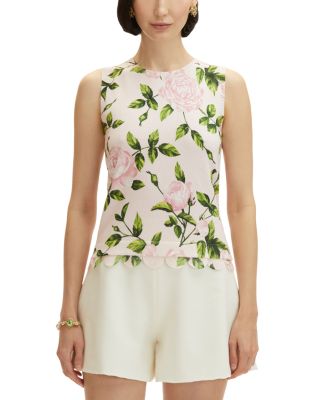 English Rose Printed Tank Top