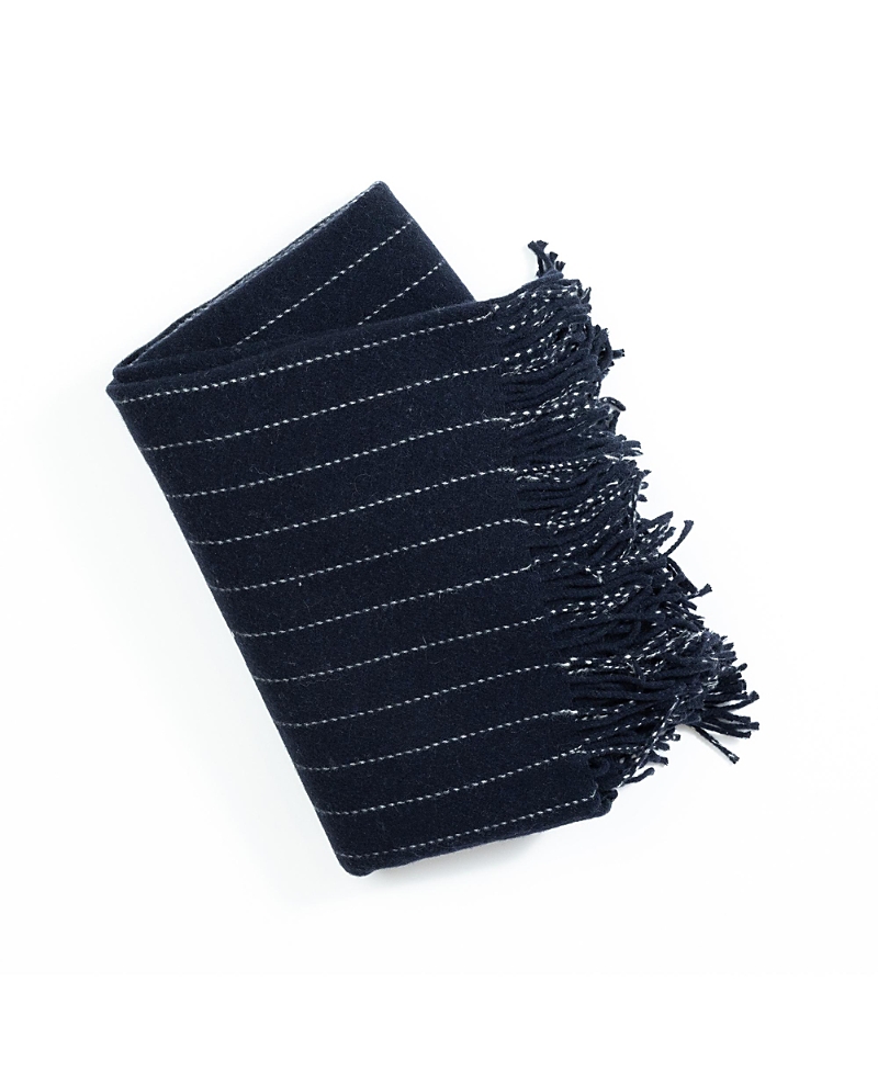 Cozy Earth Florence Blanket In Navy