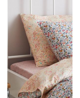 Liberty Fabric Capel Pink Print Fitted Sheet, Twin