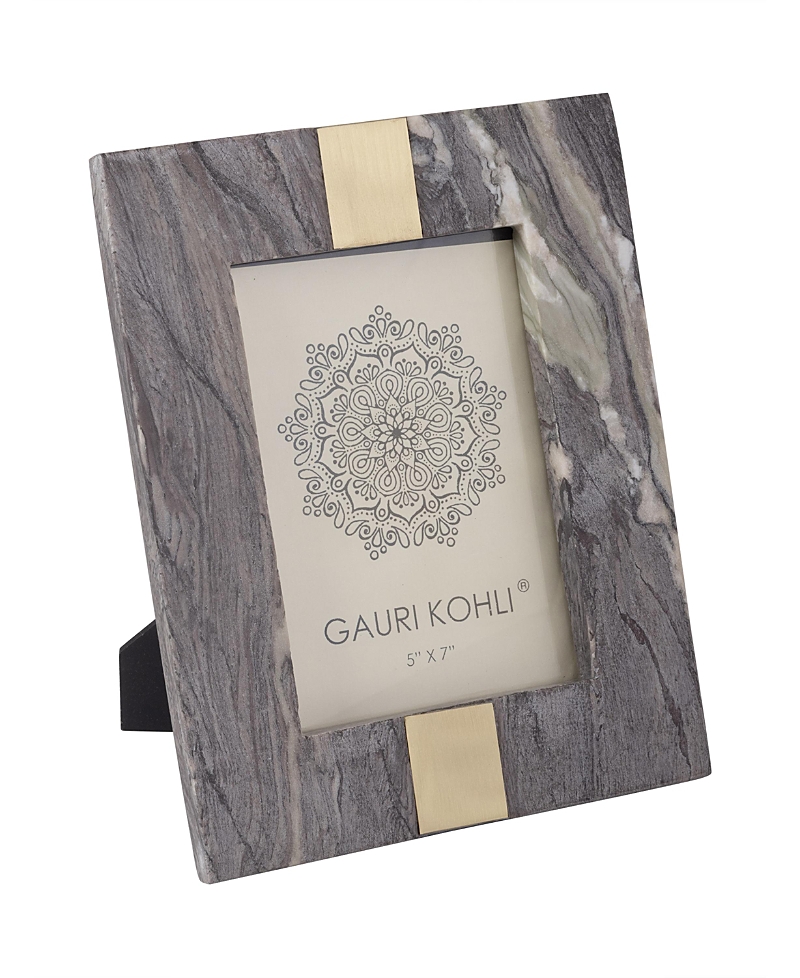 Gauri Kohli Skye Brown Onyx Picture Frame In Brown