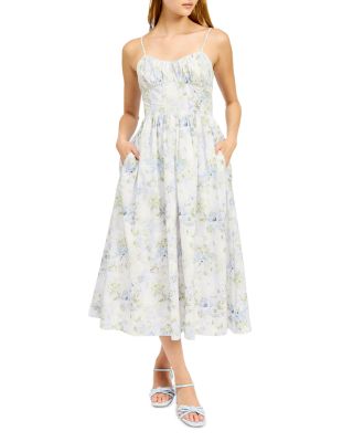 Scarlet Printed Midi Dress