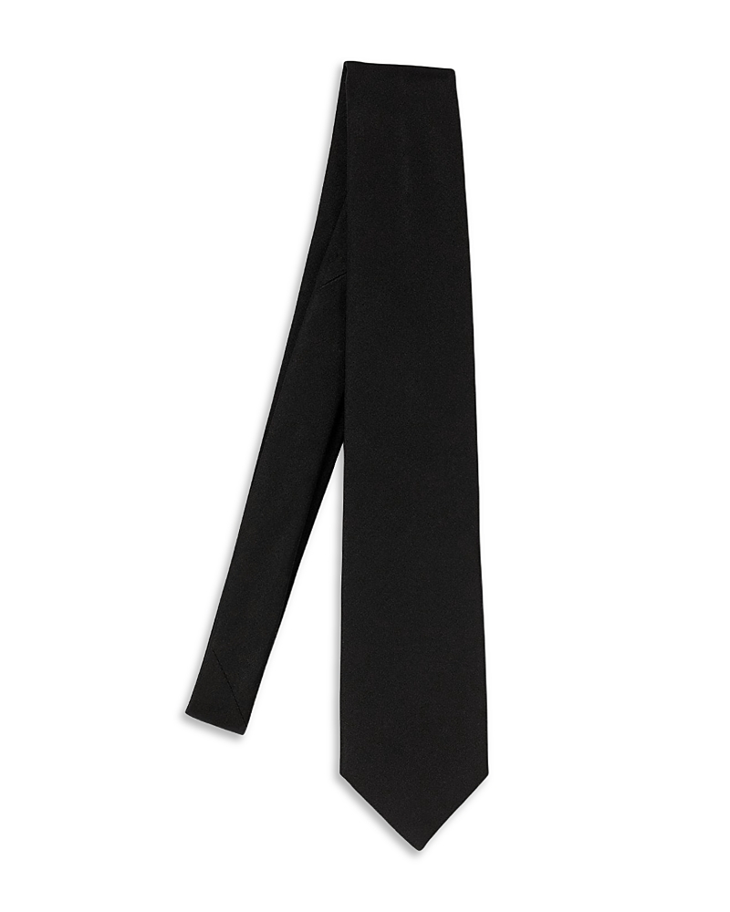 Sandro Silk Jacquard Tie In Black