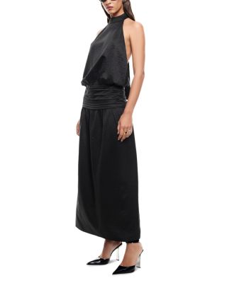 Sylvie Mock Neck Maxi Dress