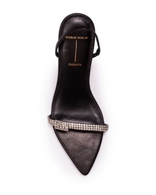 Women's Bowie Crystal Embellished Slingback Sandals 