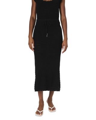 Nellis Side Slit Crocheted Skirt