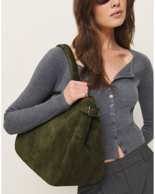 Oversized Suede Patrizia Bag