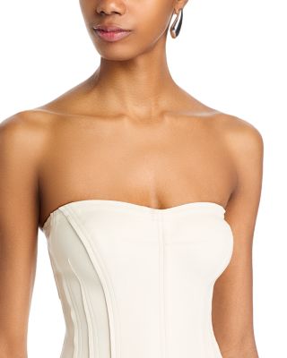 Grace Faux Leather Mini Dress