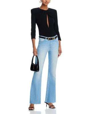 Sera High Rise Flared Jeans in Essex