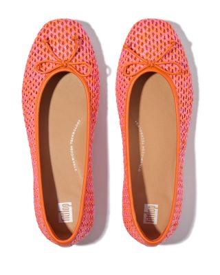 Women's Delicato Bow Woven Ballet Flats