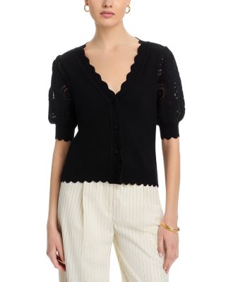 Crochet Sleeve Cardigan