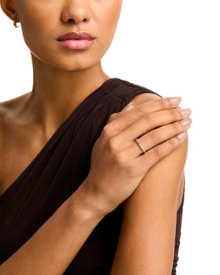 14K Yellow Gold Multi Sapphire Bezel Stack Ring