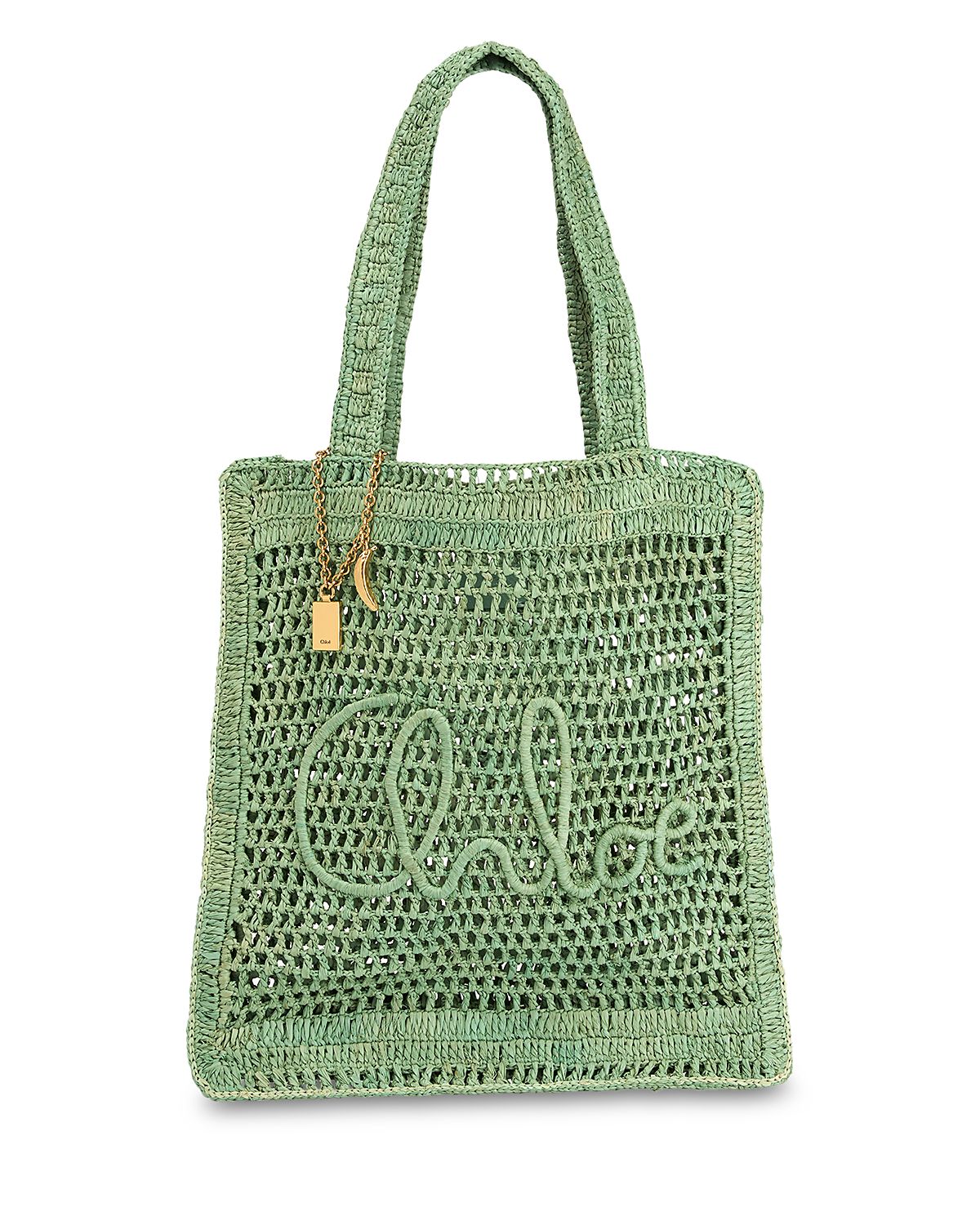 Chloe Summer Banana Raffia Tote