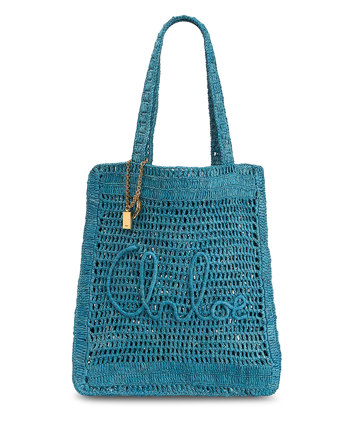 Chloe Summer Banana Raffia Tote
