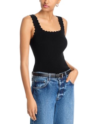 Aqua Scallop Edge Tank - Exclusive