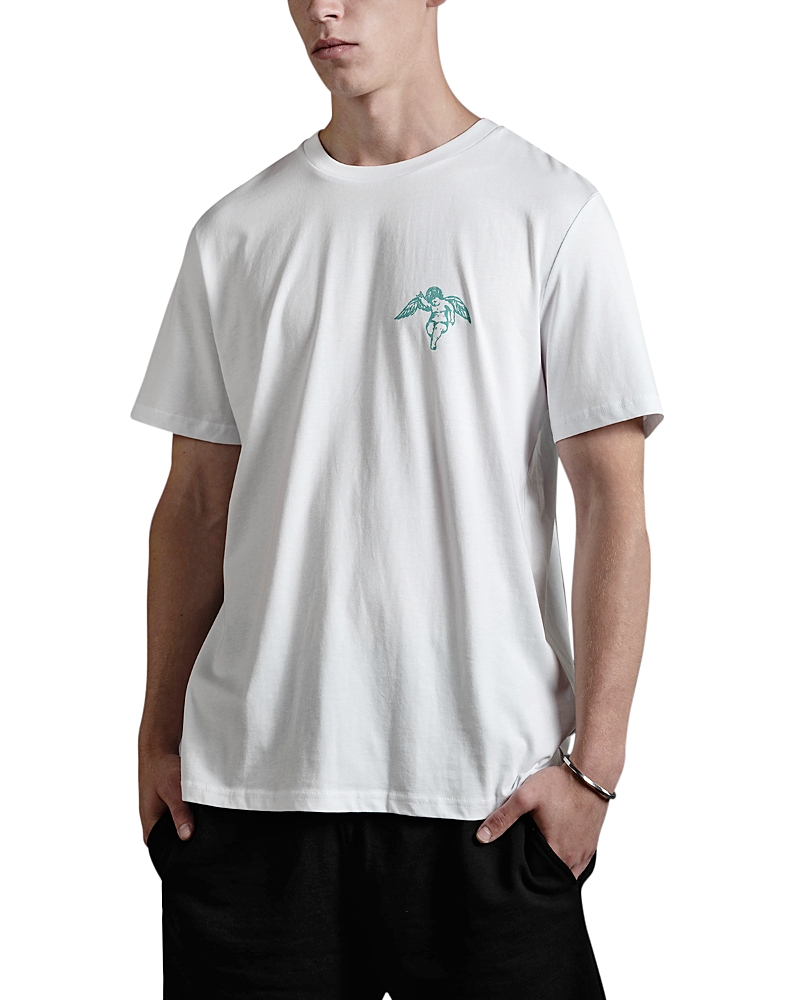 Overnight Angels Crew Originals Color Pop Cherub Tee In Off White