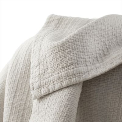 Brooke Textured Cotton Matelass&eacute; Coverlet, Full/Queen