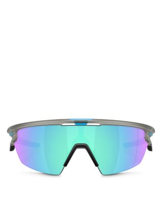 Sphaera Rectangle Shield Sunglasses, 136mm