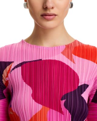 Crinkled Bubble Sleeve Top