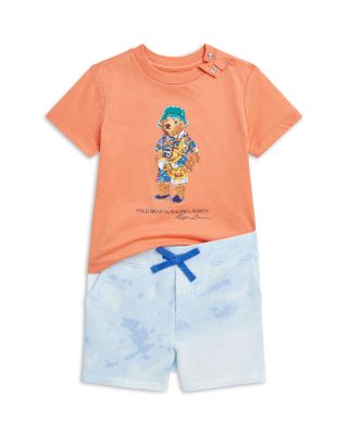 Ralph Lauren - Boys' Polo Bear Jersey Tee & Terry Short Set - Baby