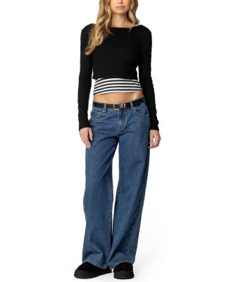 Shania Layered Striped Top