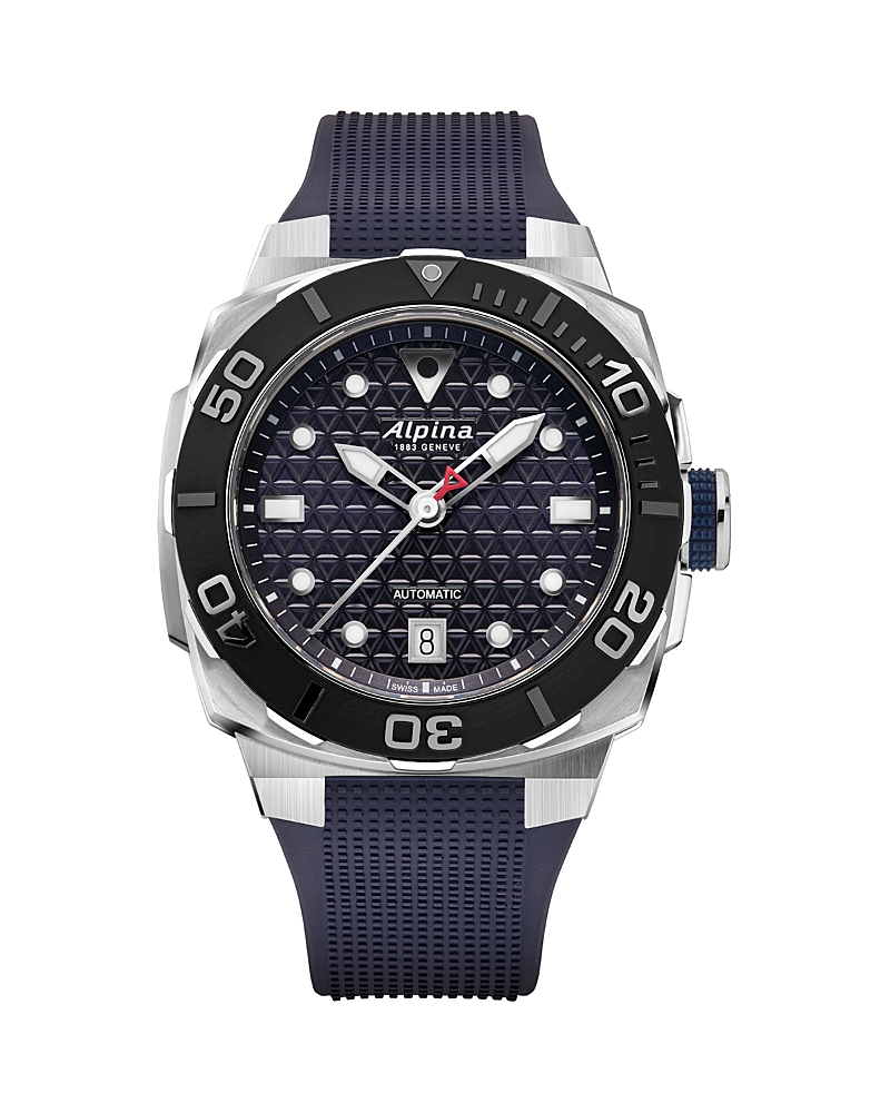 Alpina Seastrong Diver Extreme Automatic 40mm In Black/black