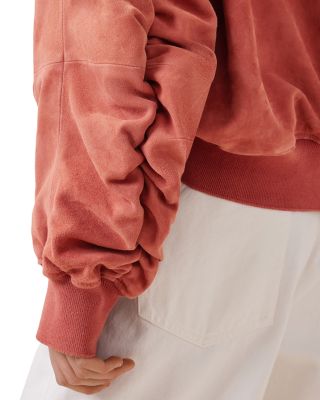 Dana Suede Bomber Jacket