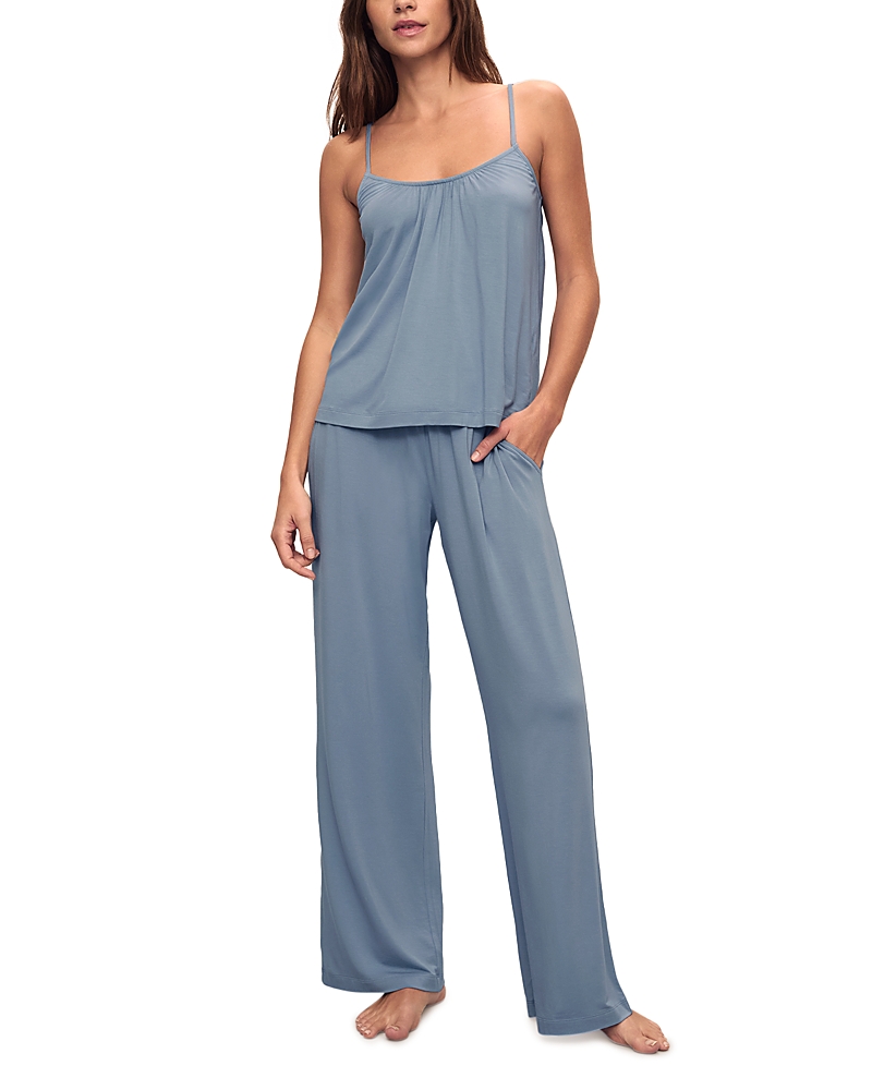 Eberjey Gisele Cami Pants Pj Set Faded Denim In Faded Denim