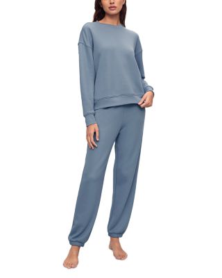 Eberjey - Terry Sweatshirt & Jogger Pants
