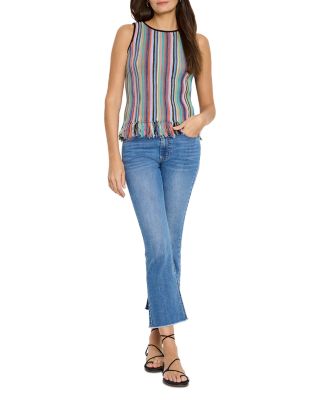 Falling Fringe Sleeveless Sweater