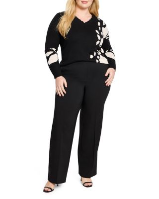 NIC+ZOE Plus Evening Petal Sweater | Bloomingdale's Women Plus