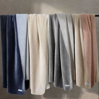 Modern Reversible Solid Throw, 70&amp;quot; x 50&amp;quot;