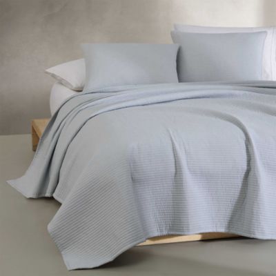 Mini Channel Stitch Solid 3 Piece Quilt Set, King