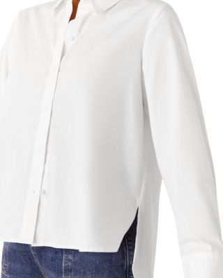 Petite Boxy Long Sleeve Shirt