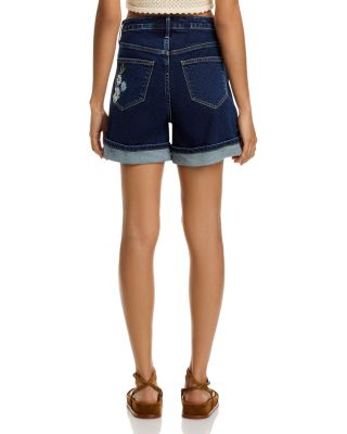 Aria X Daisy Bee Daze Denim Shorts