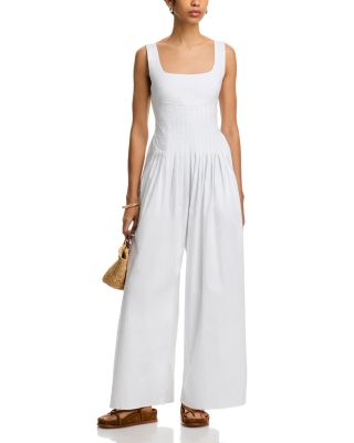 Abbott Poplin Pleated Jumpsuit