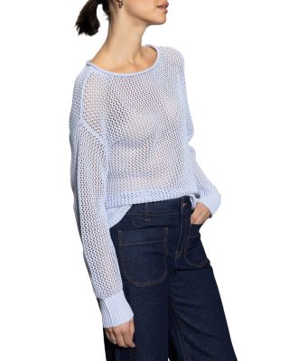 Cotton Open Knit Sweater