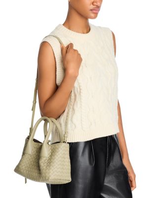 Bottega Veneta Small Pinacoteca Intrecciato Leather Tote
