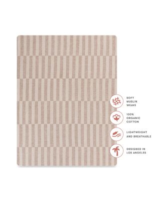 Crib Sheet in Muslin Cotton