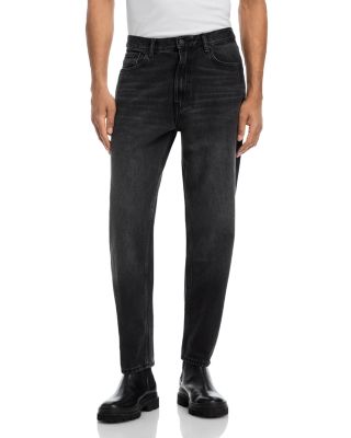 HUGO - Relaxed Tapered Jeans in Charcoal Gray
