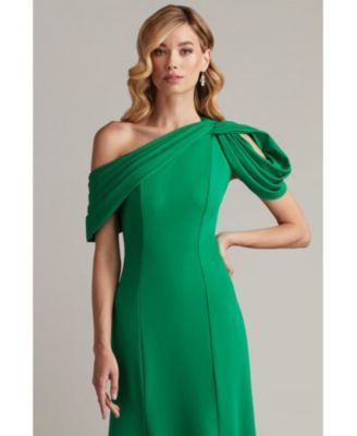 Copley Shoulder Drape Gown
