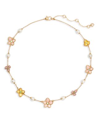 kate spade new york Pastel Petals Scatter Necklace, 16-19