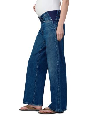 The Ryan Maternity Wide Leg Jeans in Pinnacle