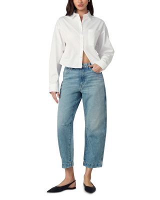 The Wilder High Rise Relaxed Barrel Jeans in Sincere