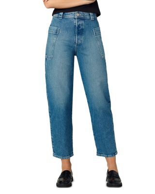 Joe's Jeans - The Phoebe Patch Pocket Barrel Jeans in Refined Wash