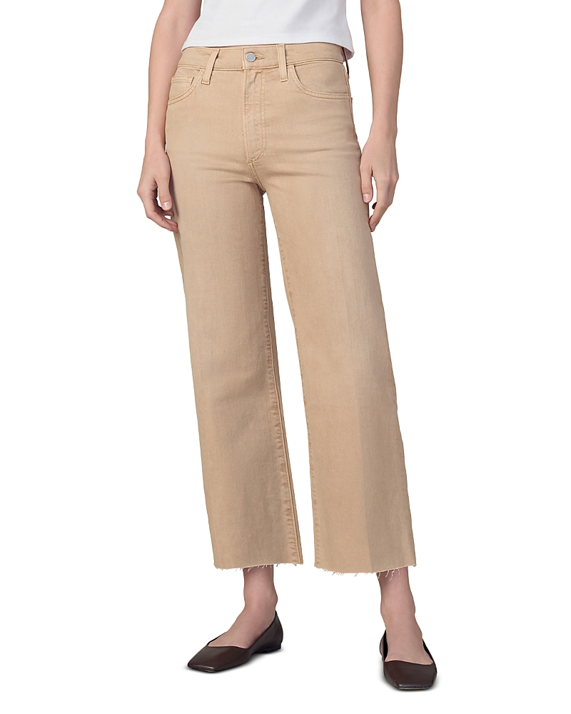 Joe's Jeans The Blake High Rise Ankle Wide Leg Jeans In Sunkissed In Ginger Root