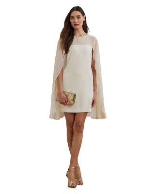 Ralph Lauren - Cape Georgette Cocktail Dress