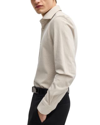 Hal Spread Collar Casual Button Down Shirt