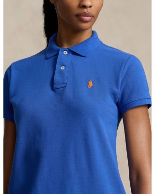 Cotton Mesh Polo Dress