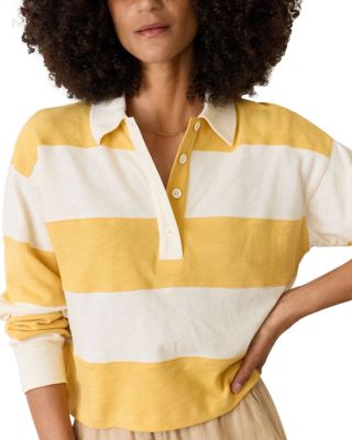 Cropped Rugby Polo Top